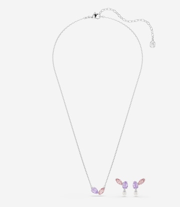 sidabrinė Swarovski Juvelyrinių dirbinių rinkinys: priekis