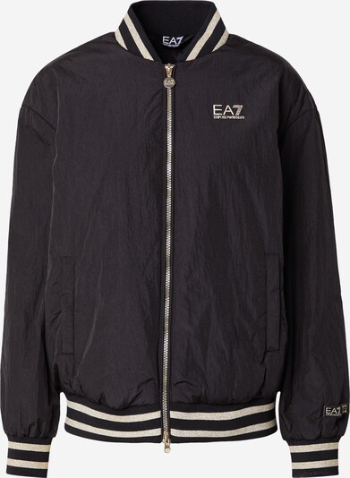 EA7 Emporio Armani Between-Season Jacket in Navy / Light brown / yellow gold / Black, Item view