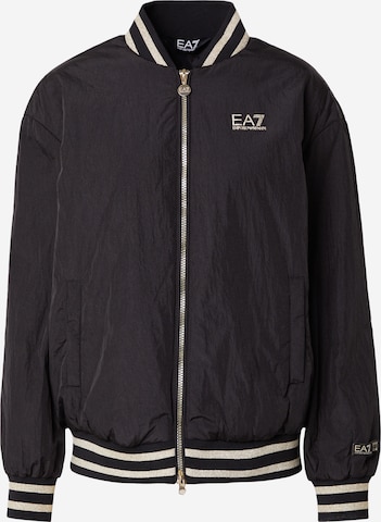 EA7 Emporio Armani Демисезонная куртка в Черный: спереди