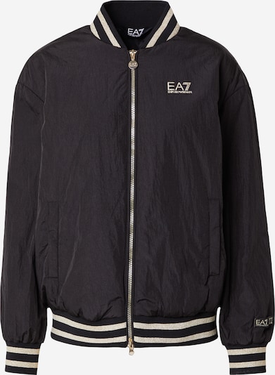 EA7 Emporio Armani Veste mi-saison en bleu marine / noisette / jaune d'or / noir, Vue avec produit