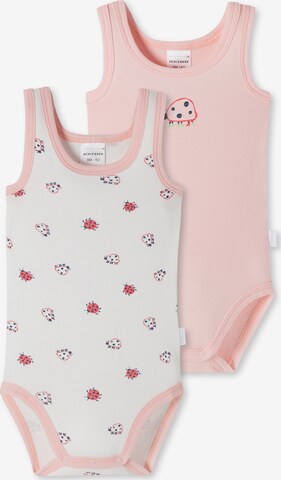 SCHIESSER Romper/Bodysuit ' Nature Love ' in Pink: front