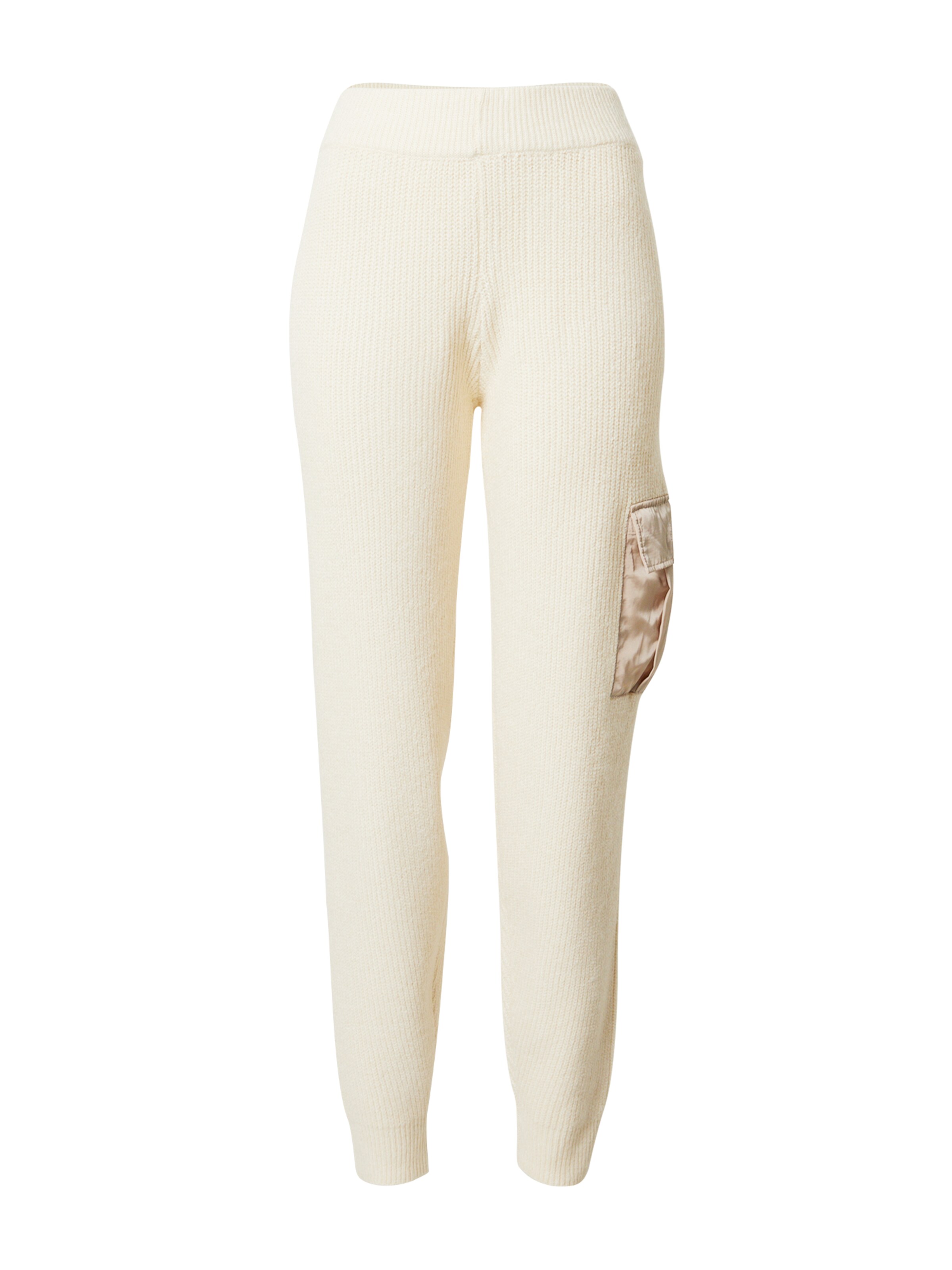 Tapered Pantaloni 'NAURA' de la PIECES pe bej: față