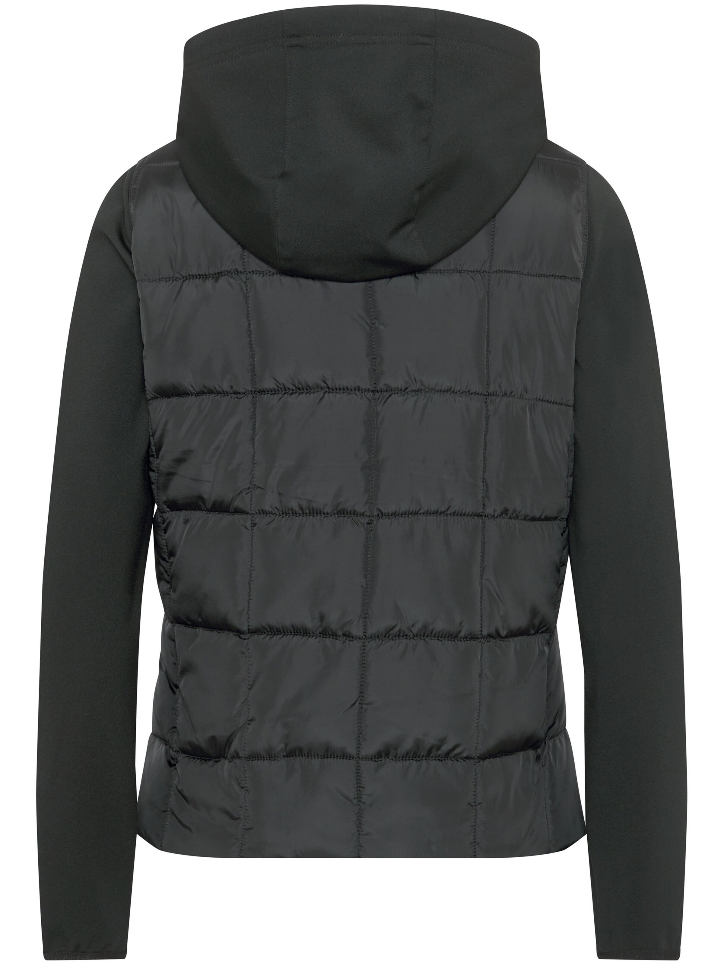 CHIEMSEE Jacke ' im Materialmix ' in Schwarz