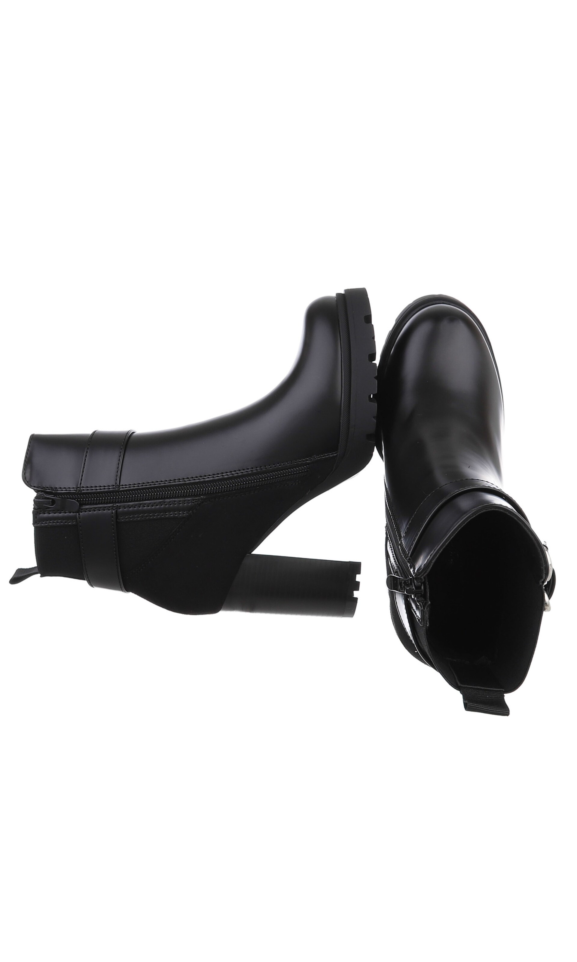 Ital-Design Stiefelette in Schwarz