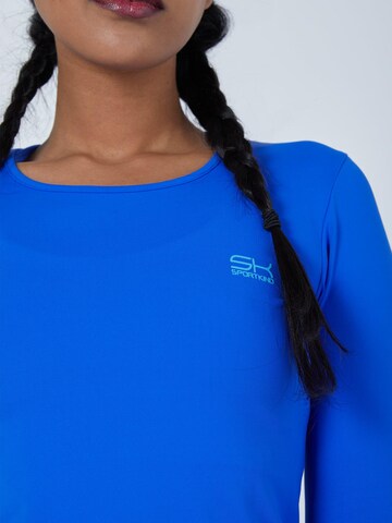 SPORTKIND Funktionsshirt 'Longsleeve Shirt'‌‌‌‌‌‌‌‌‌ in Blau