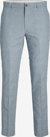 JACK & JONES Slim fit Trousers with creases 'RIVIERA' in Blue: front