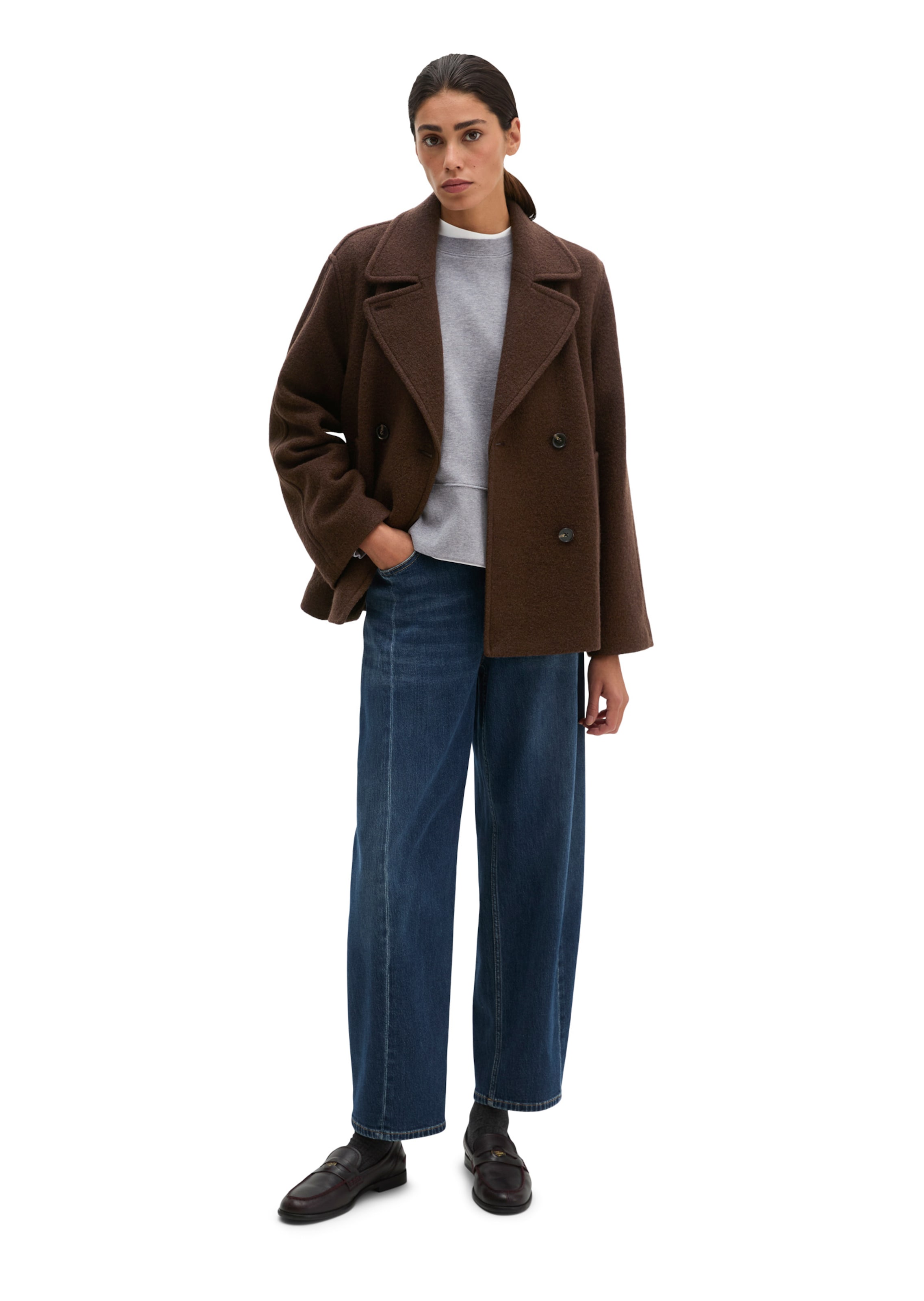 Veste mi-saison Marc O'Polo en marron