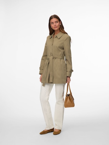 Manteau mi-saison 'VMChelseaanna' VERO MODA en marron : devant