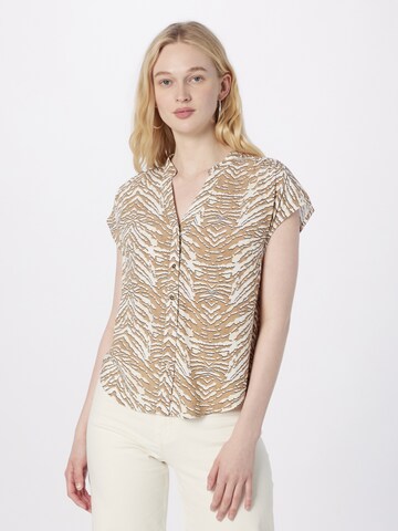 Camicia da donna di GARCIA in beige: frontale