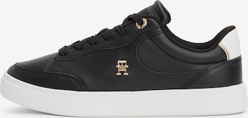 Baskets basses 'Essential Chic Court' TOMMY HILFIGER en noir : devant