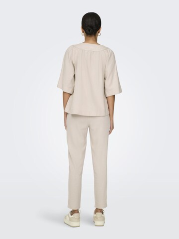 ONLY Bluse 'ONLCaro' i beige
