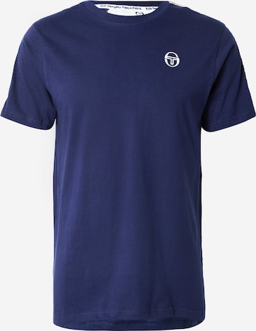 T-Shirt 'GRECO' Sergio Tacchini en bleu : devant