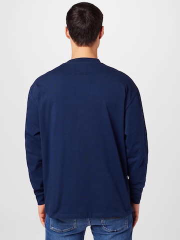 Woodbird T-shirt 'Hanes' i blå