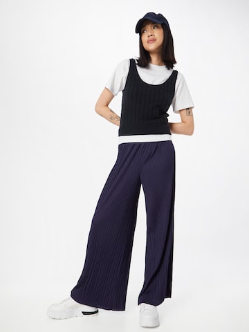 ABOUT YOU Wide leg Pants 'Noelle' in Blue