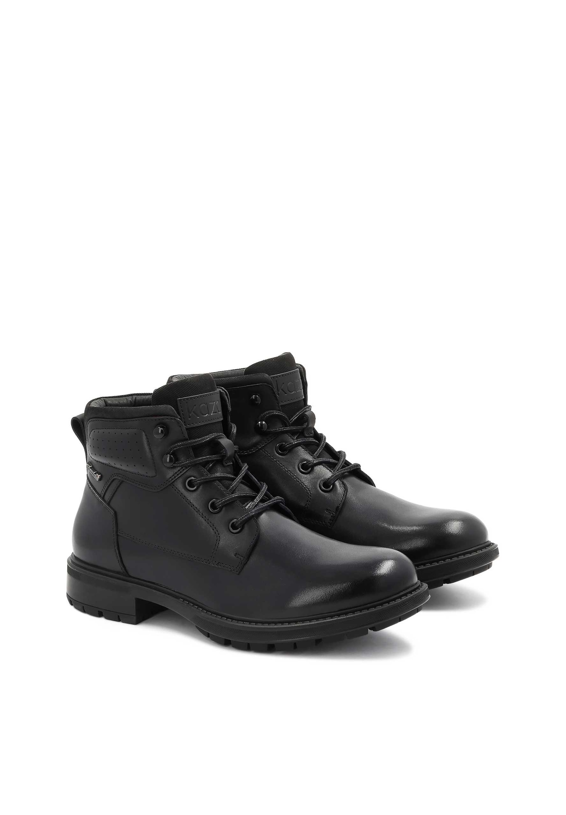 Bottines à lacets Kazar en noir