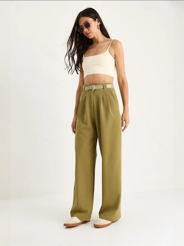 Bianco Lucci Loosefit Hose in Grün