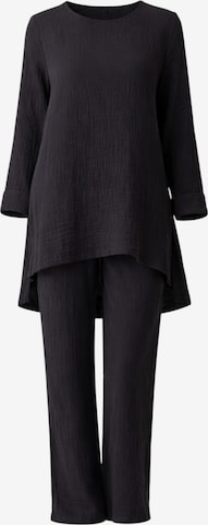 Tenue d'intérieur 'Ayda Modest' WENOR en noir : devant