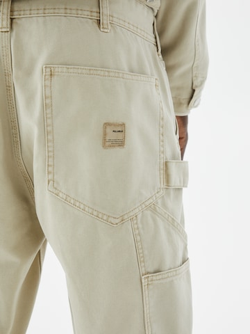 Pull&Bear Loosefit Broek in Wit