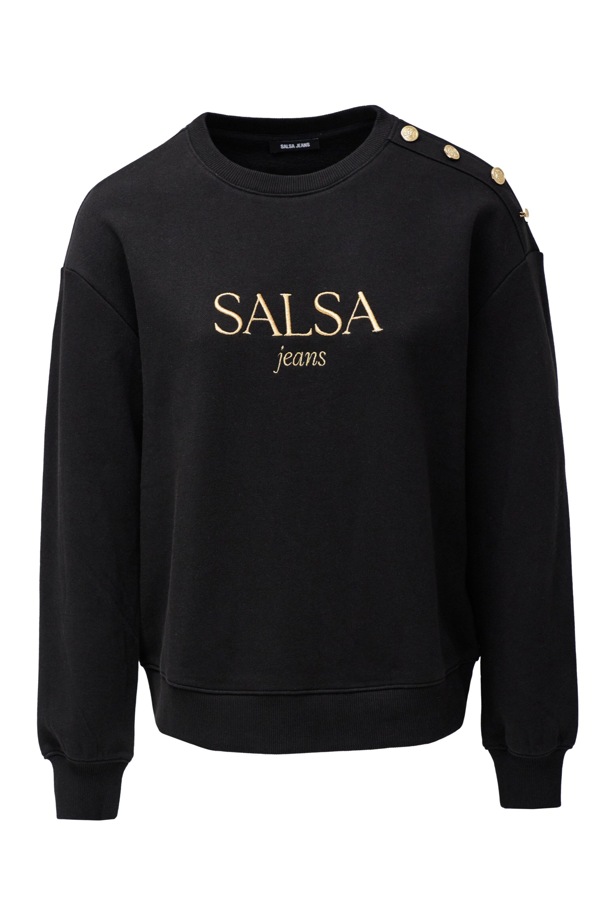 Salsa Jeans Sweater in Black: front