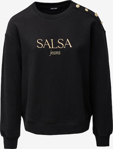 Salsa Jeans Trui in Zwart: voorkant
