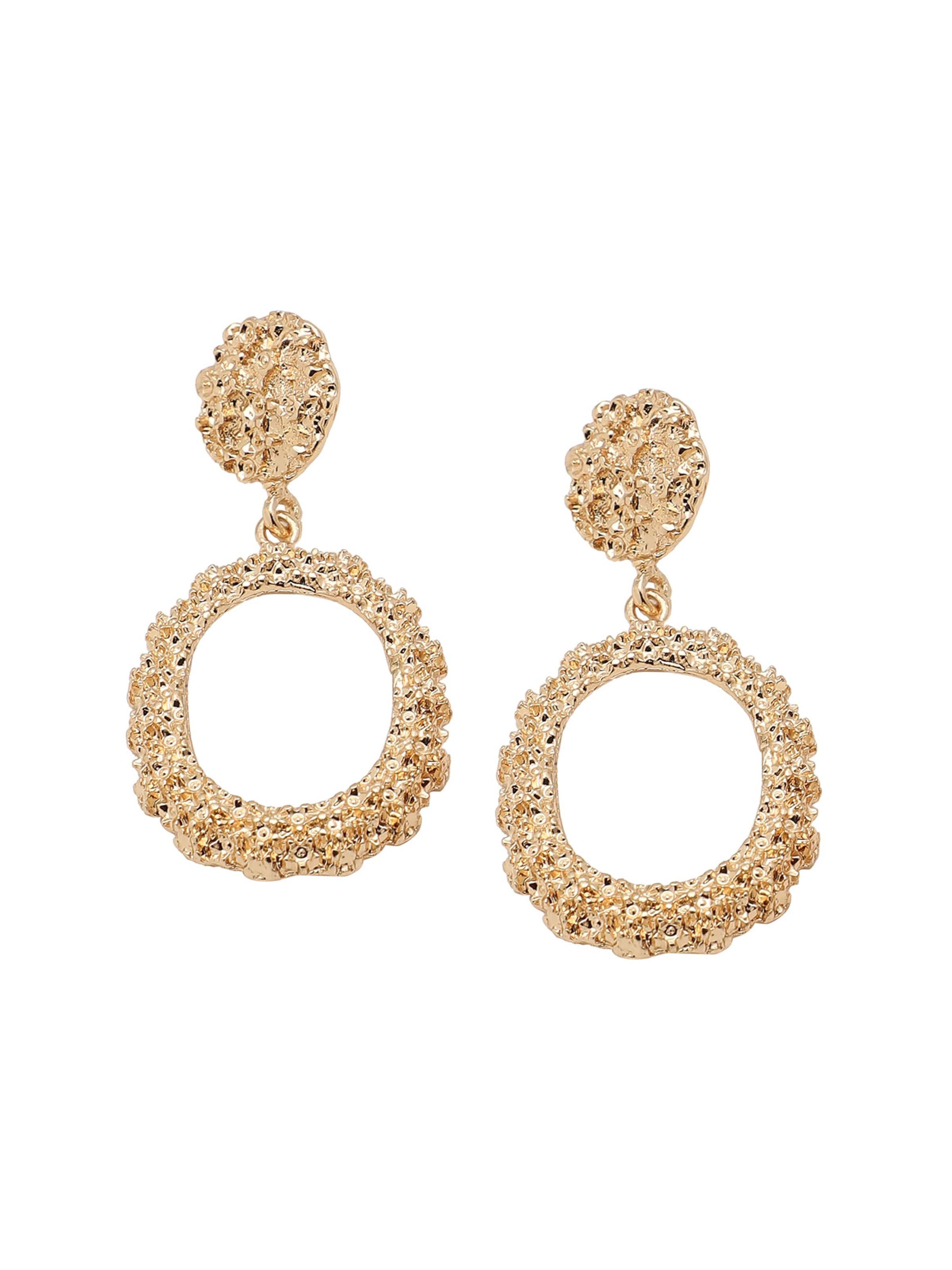 SOHI Øreringe 'Manavi' i guld: forside