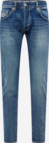 Herrlicher Slimfit Jeans in Blauw: voorkant