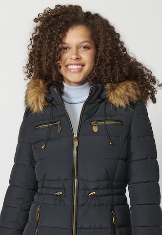 KOROSHI Winterparka in Blauw