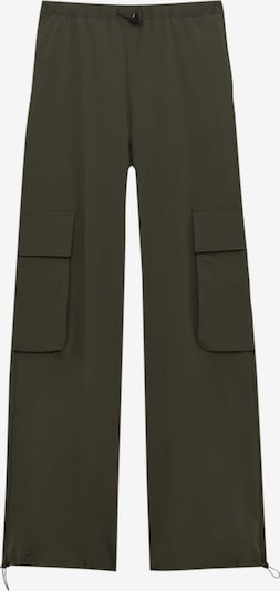 Pull&Bear Pantalon cargo en kaki, Vue avec produit