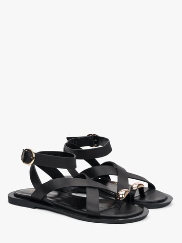 Estro - Sandalias con hebilla '11-10-80' en negro