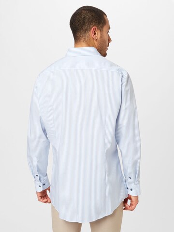 OLYMP Slim fit Button Up Shirt 'Royal' in Blue