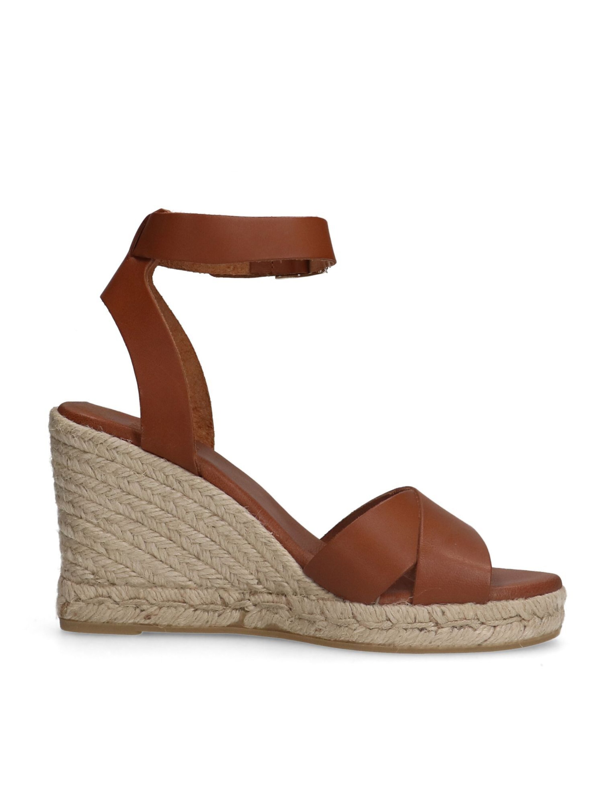 MANFIELD Sandaal in Bruin