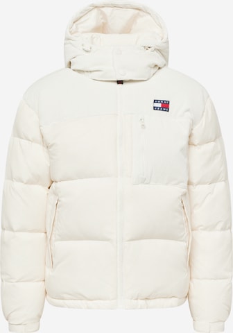 Tommy Jeans - Casaco de inverno 'Alaska' em branco: frente