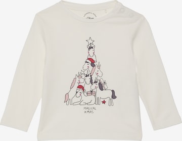 s.Oliver Shirt in Beige: Vorderseite