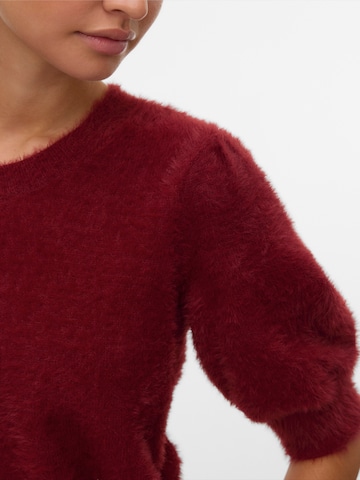 VERO MODA Sweater 'VMALINA' in Brown