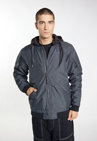 TUFFSKULL Weatherproof jacket in Grey: front