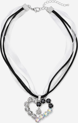 Allgäu Rebell Necklace 'Gudrun' in Black: front
