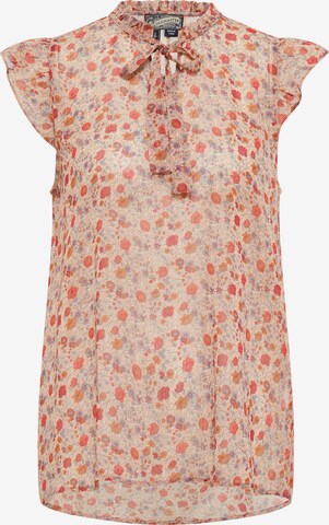 Camicia da donna di DreiMaster Vintage in rosa: frontale