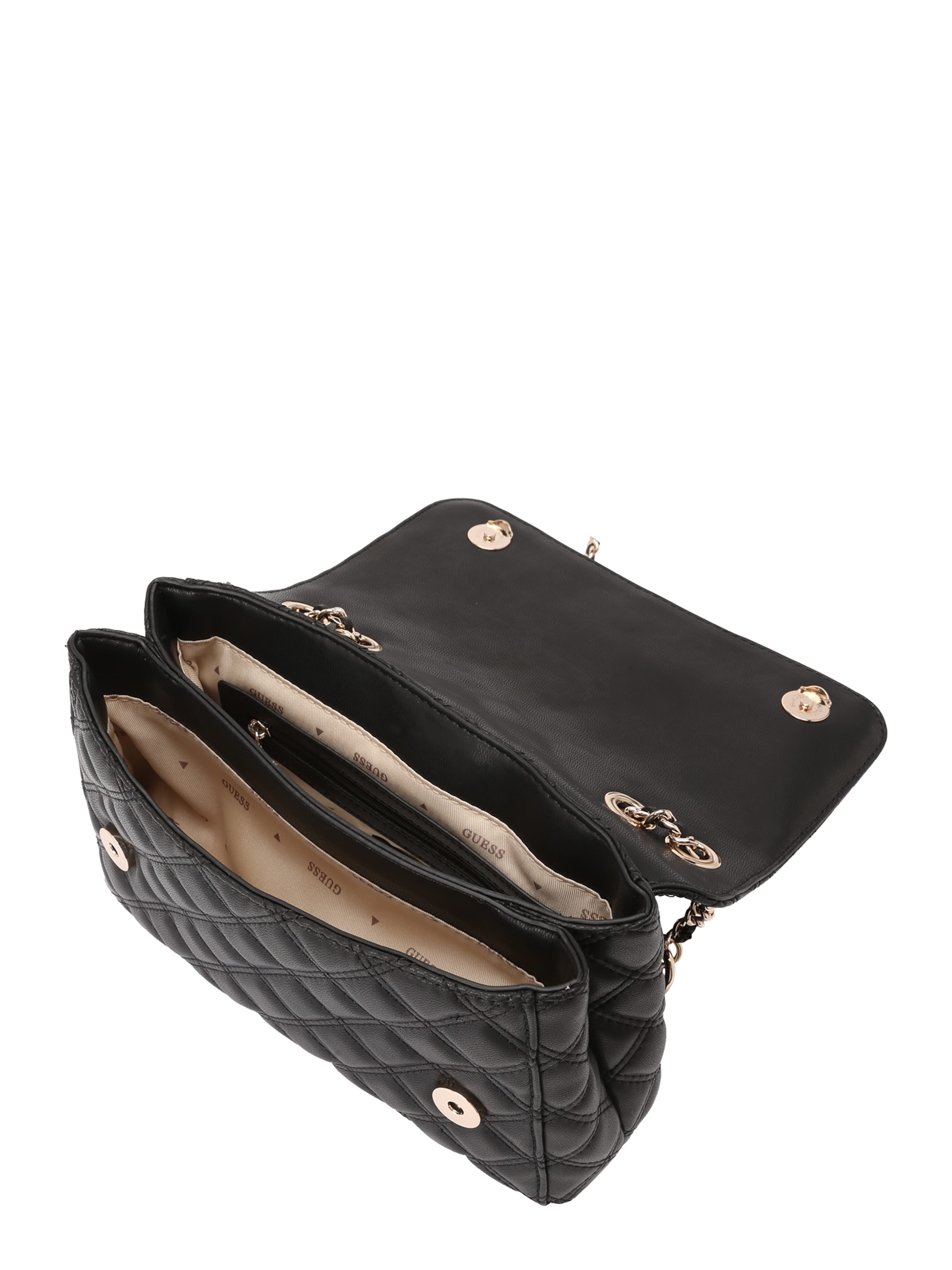 Sac bandoulière 'GIULLY II 2 COMP CNVRTBLE FLAP' GUESS en noir