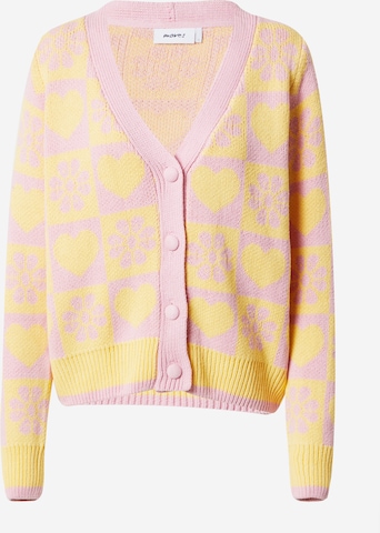 Moves Knit Cardigan 'Jaqline' in Pink: front