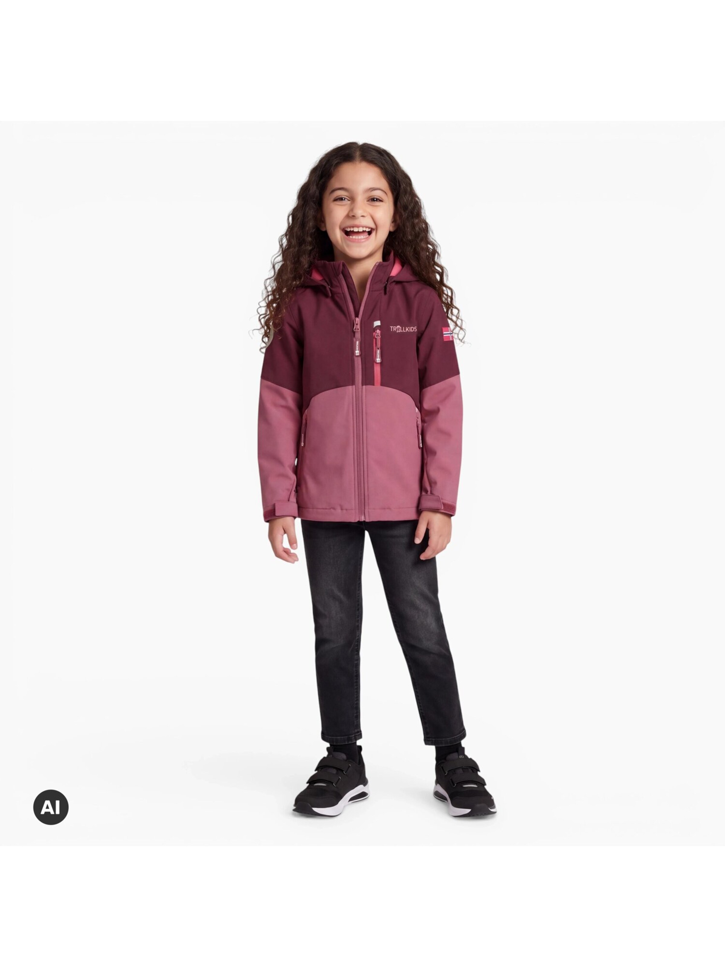 TROLLKIDS Outdoor jacket in Pink