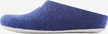 Baabuk Slipper 'Mel' i blå: forside