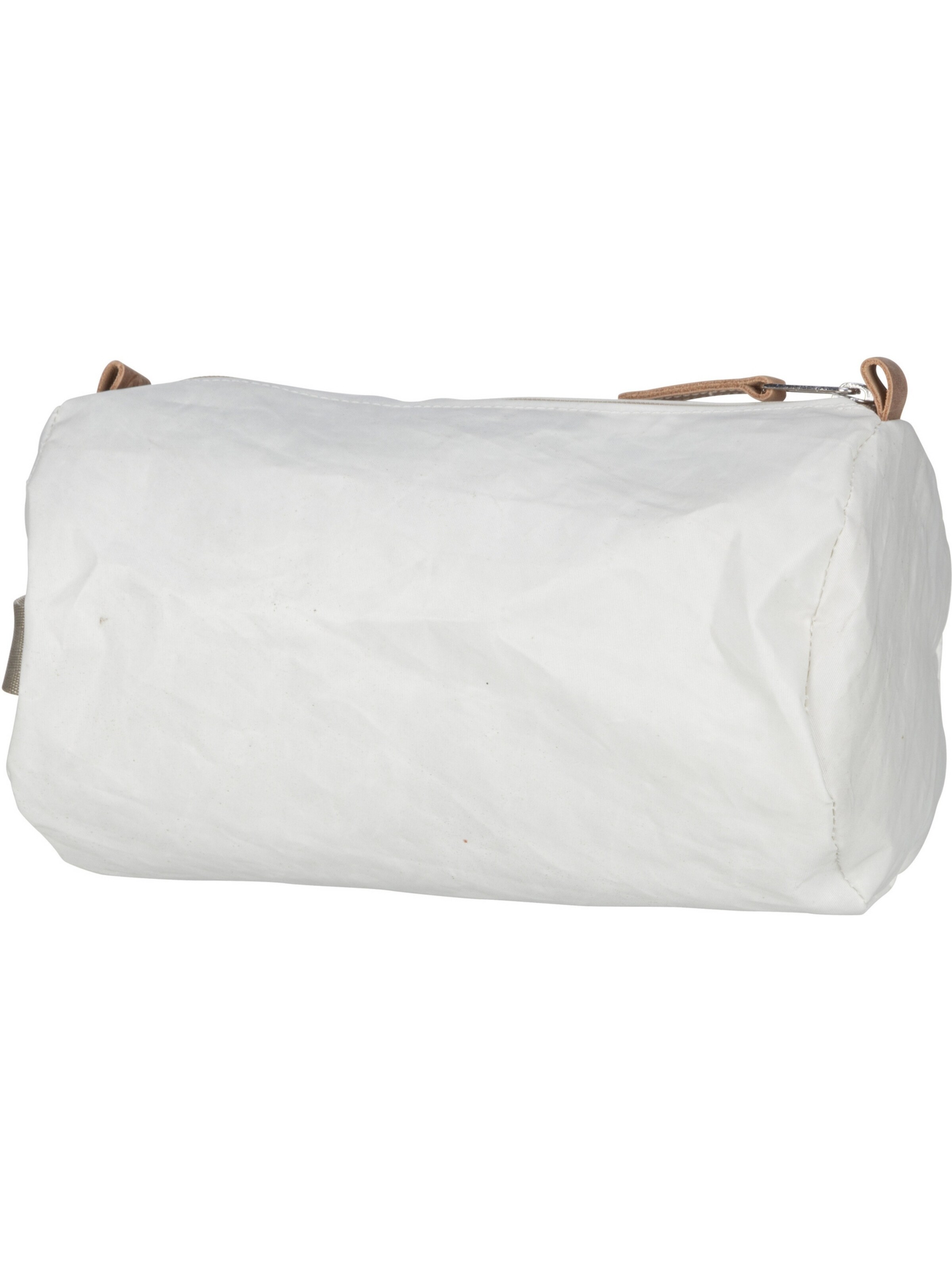 360 Grad Kulturtasche 'Tonne' in Weiß