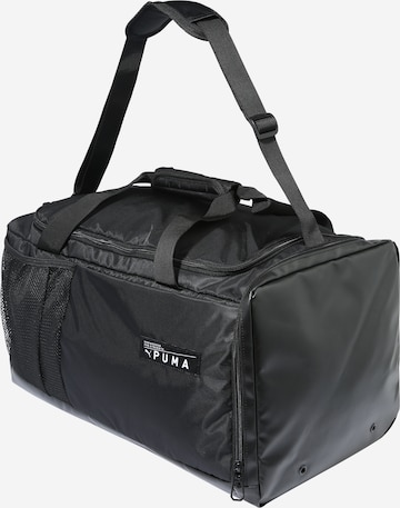 PUMA Sports Bag in Black: front