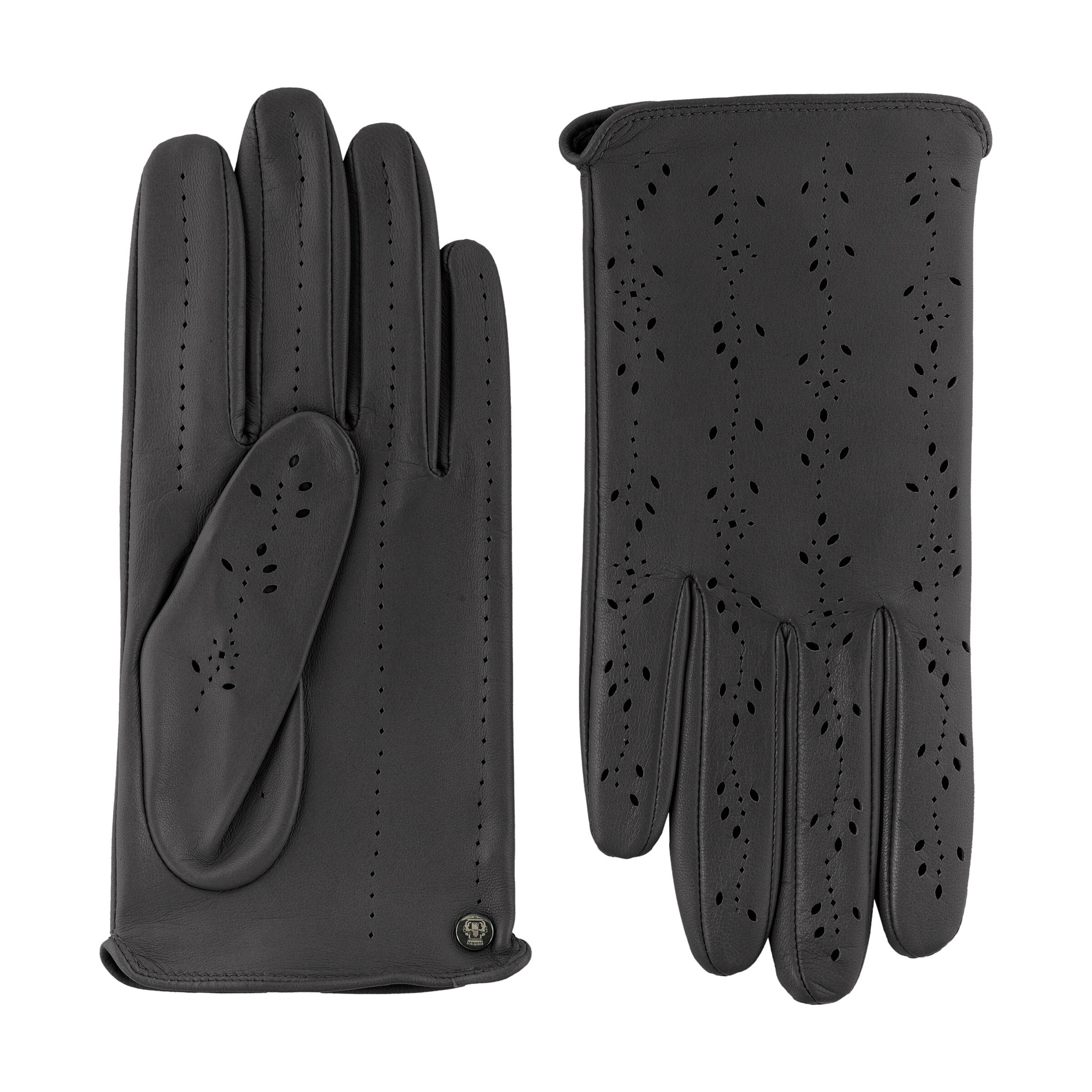 Roeckl Lederhandschuhe 'MADEIRA' in Schwarz: Vorderseite