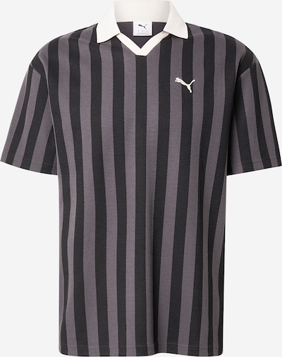 PUMA Camisa funcionais 'Class' em creme / cinzento escuro / preto, Vista do artigo