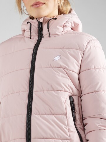 Superdry Přechodná bunda – pink