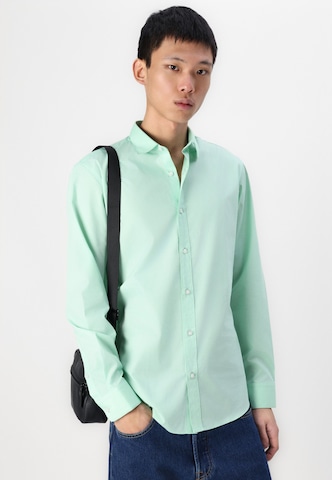 JACK & JONES - Slim Fit Camisa 'JJJOE' em verde
