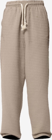 VAMOS CLO Voľný strih Nohavice - Béžová: predná strana