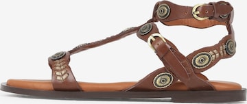 BRONX Sandals ' Sky-Ler ' in Brown: front