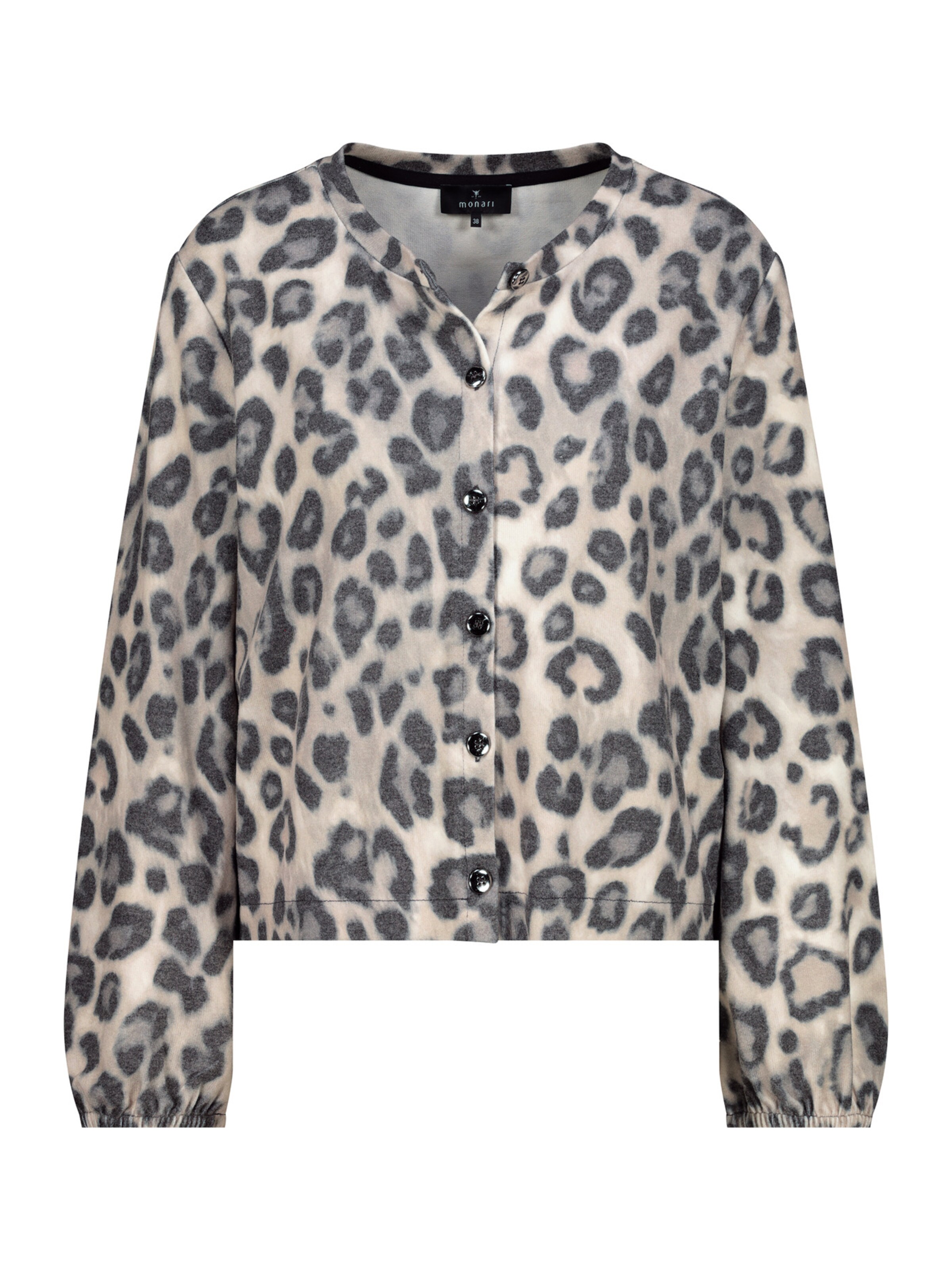 monari Knit Cardigan in Grey: front